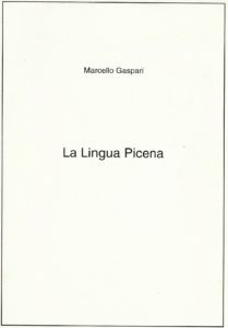 Marcello Gaspari - La lingua Picena